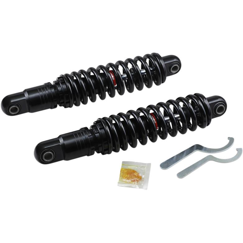 Premium Ride-Height Heavy Duty Adjustable Shocks - 13in. - Black