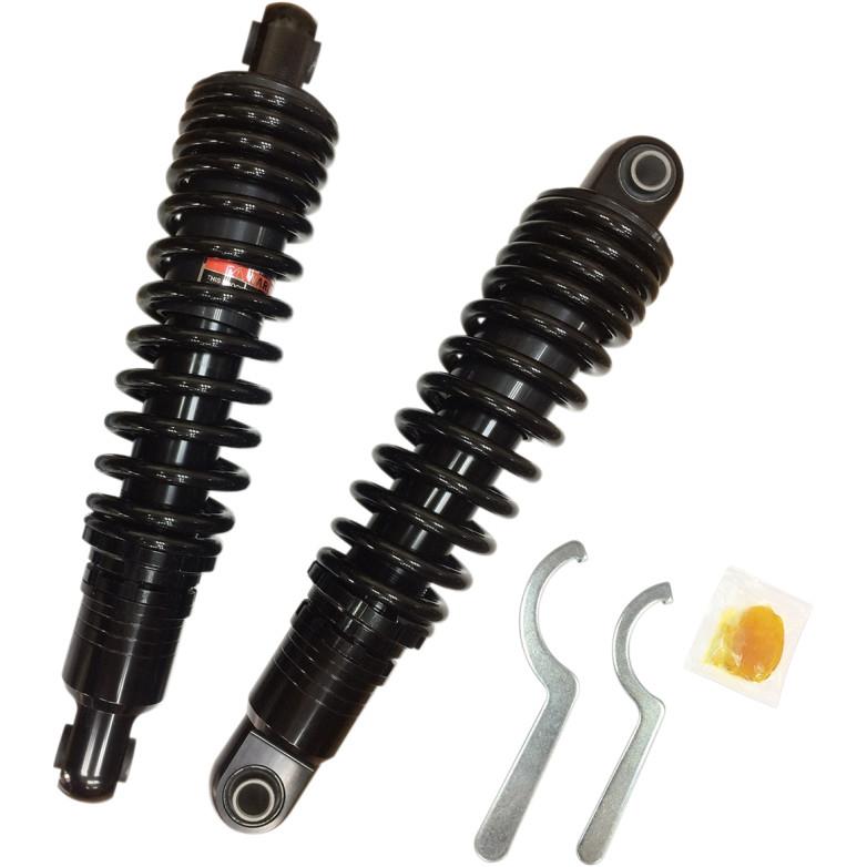 Premium Ride-Height Heavy Duty Adjustable Shocks - 13in. - Black