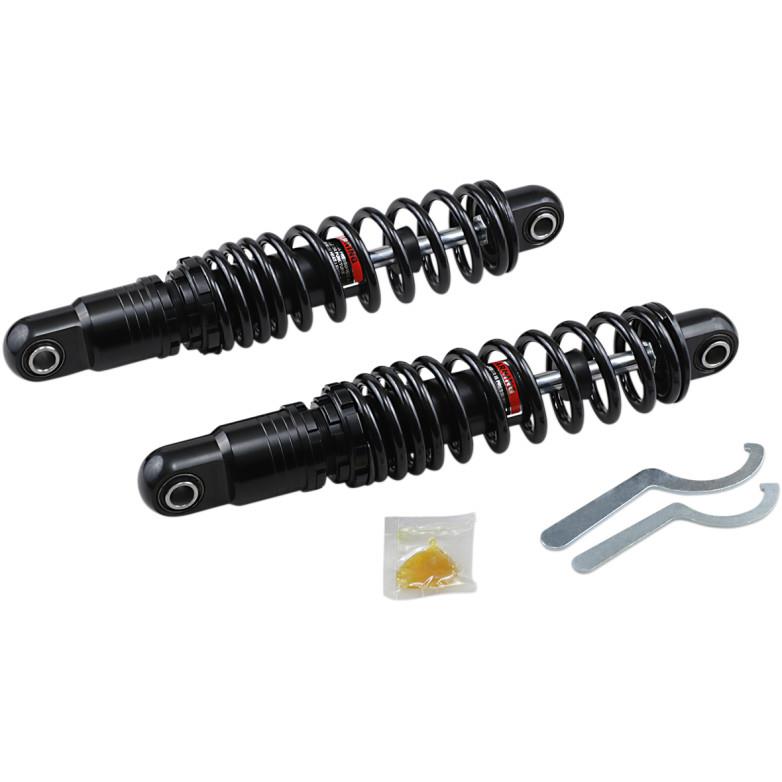 Premium Ride-Height Heavy Duty Adjustable Shocks - 13in. - Black