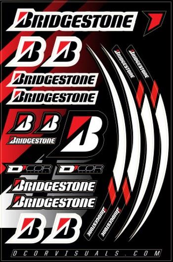 Rim Decal - Bridgestone