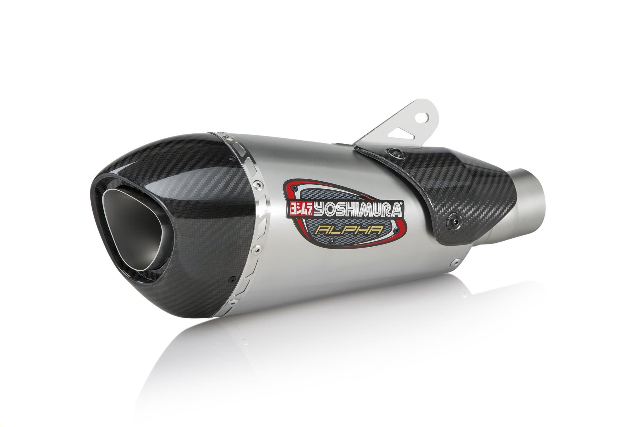 Alpha T Street Series Works Finish 3/4 Exhaust - Stainless Steel Muffler