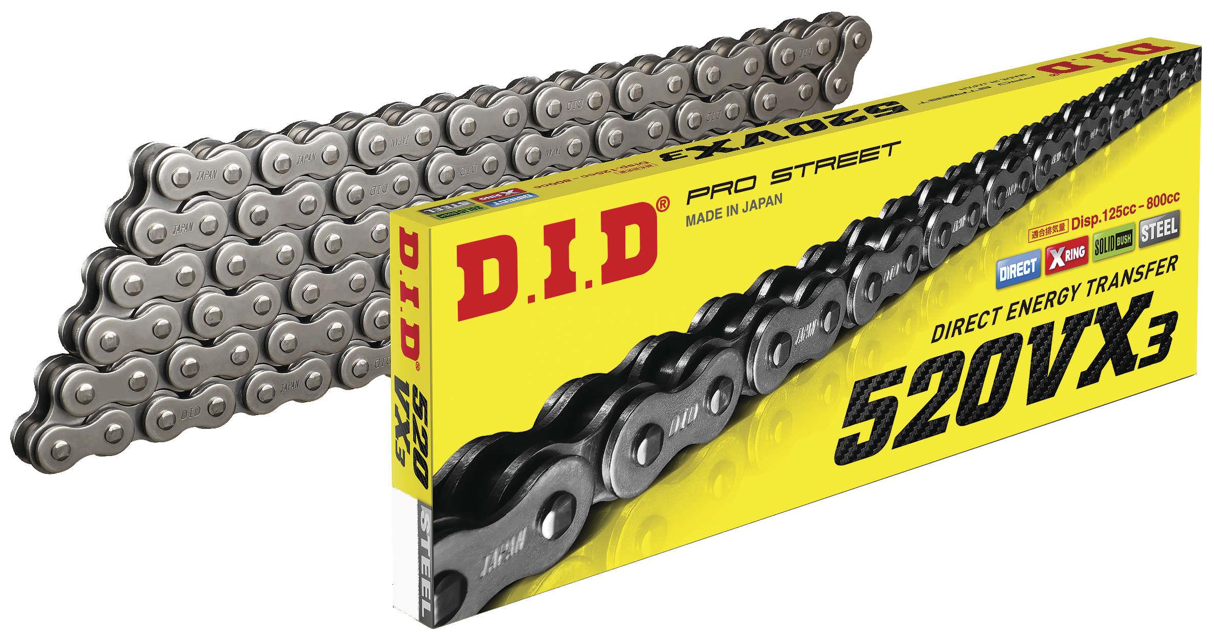 520VX3 Professional O-Ring Series Chain - 112 Links - Natural