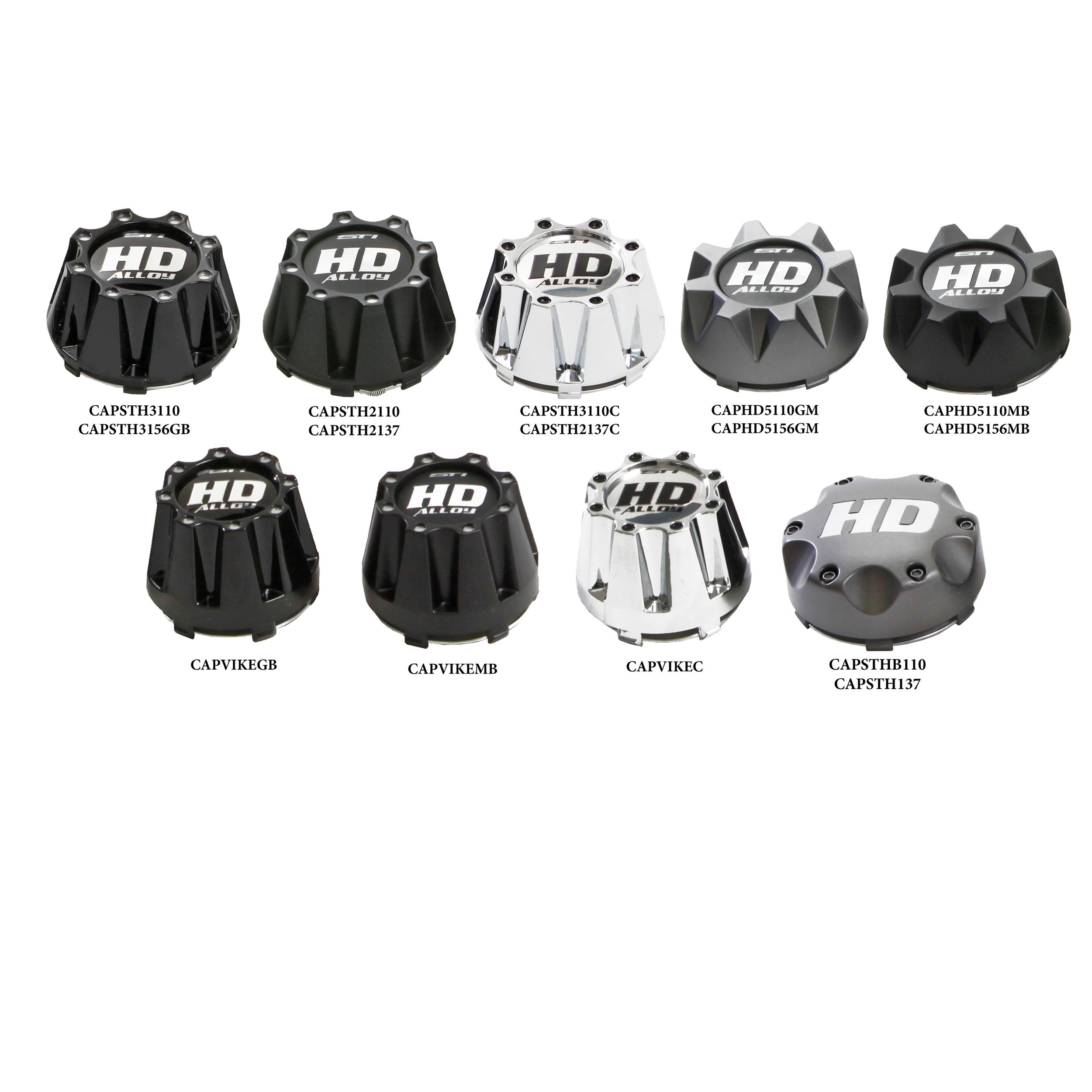 Wheel Cap for HD10 Wheels - 4/110 - Gloss Black