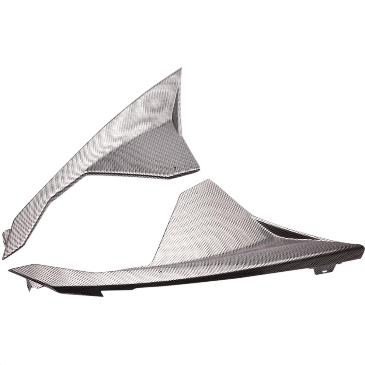 Front Fenders - Black Carbon Fiber-Look