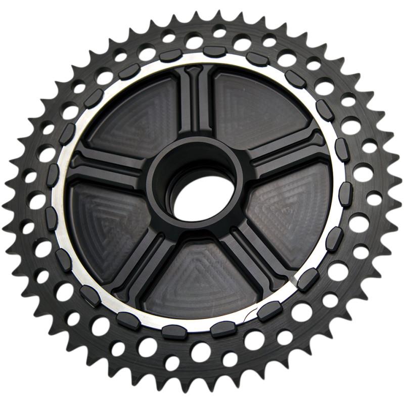 Universal Drive Chain Conversion System with Black Anodized Carrier - 49T