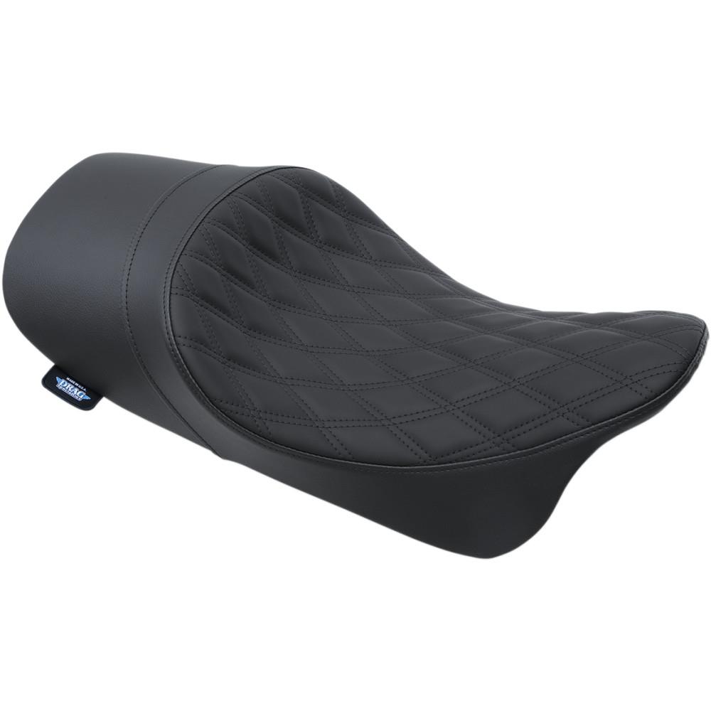 Low-Profile Solo Seat - Double diamond - Black