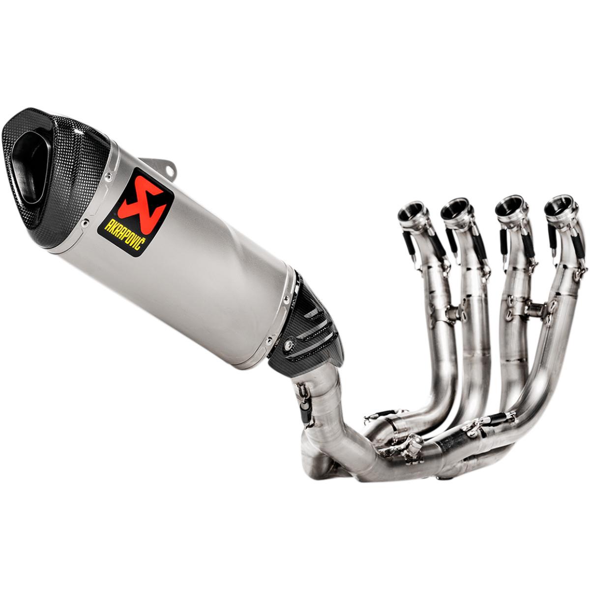 Racing Line Full System Exhaust - Titanium Muffler