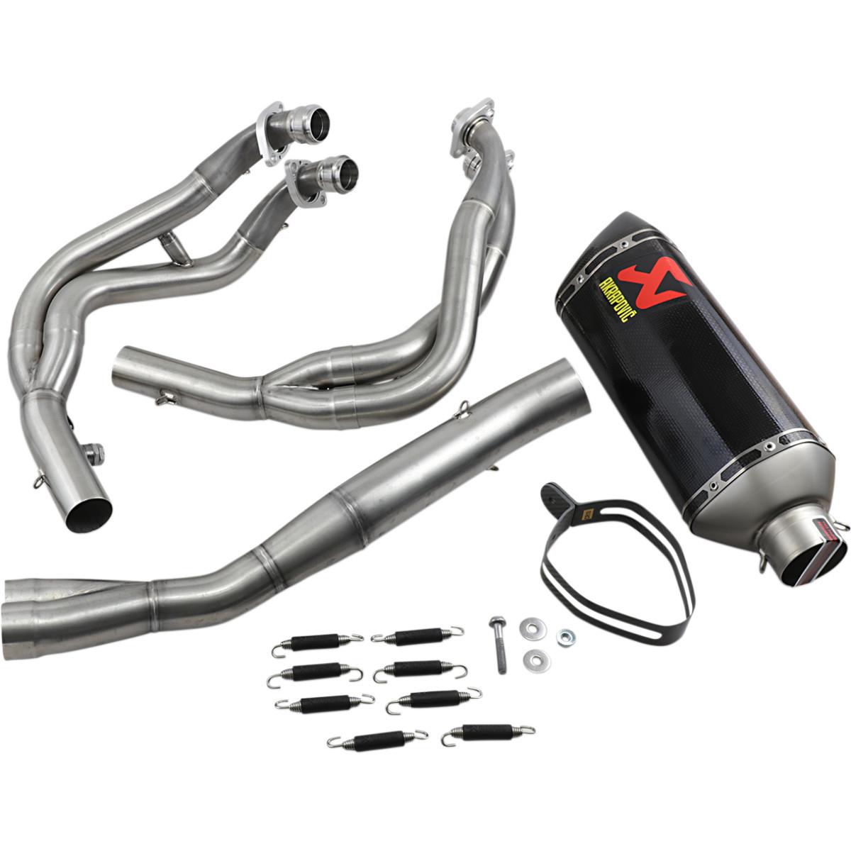 Racing Line Full System Exhaust - Carbon Fiber Muffler