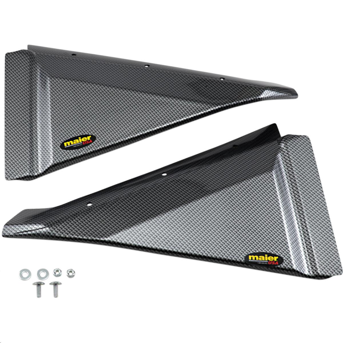 Rear Fender Trim - Black Carbon Fiber-Look