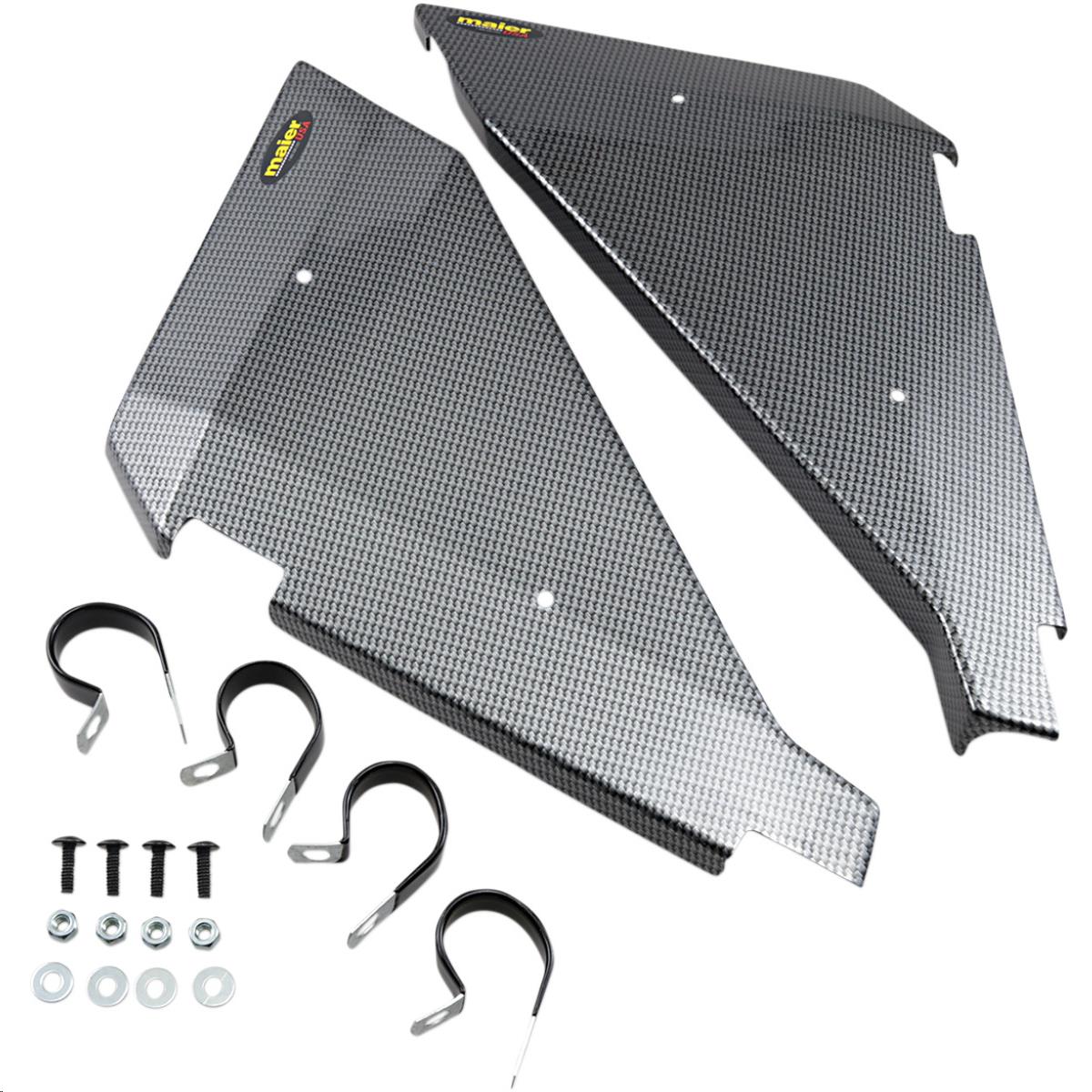 Side Panel - Black Carbon Fiber-Look