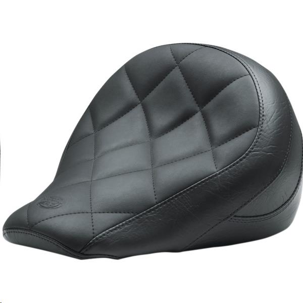 Standard Touring Solo Seat - Black Vinyl
