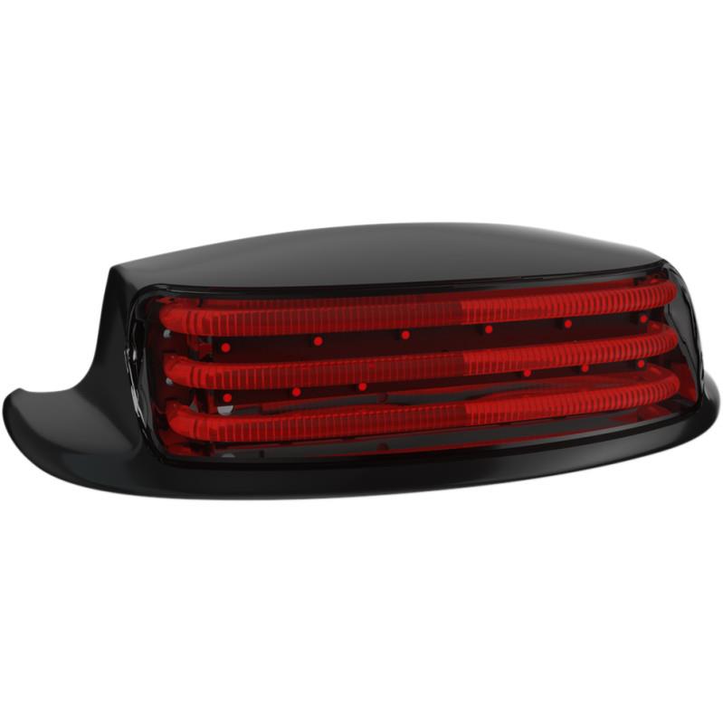 Probeam Rear Fender Tip Lights - Gloss Black Finish, Red Lens