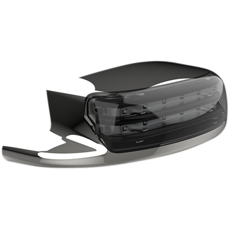 Probeam Rear Fender Tip Lights - Chrome Finish, Smoke Lens