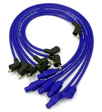 8mm Custom Colored Plug Wires - Blue