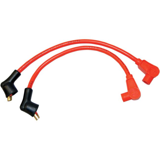 8mm Custom Colored Plug Wires - Hot Orange