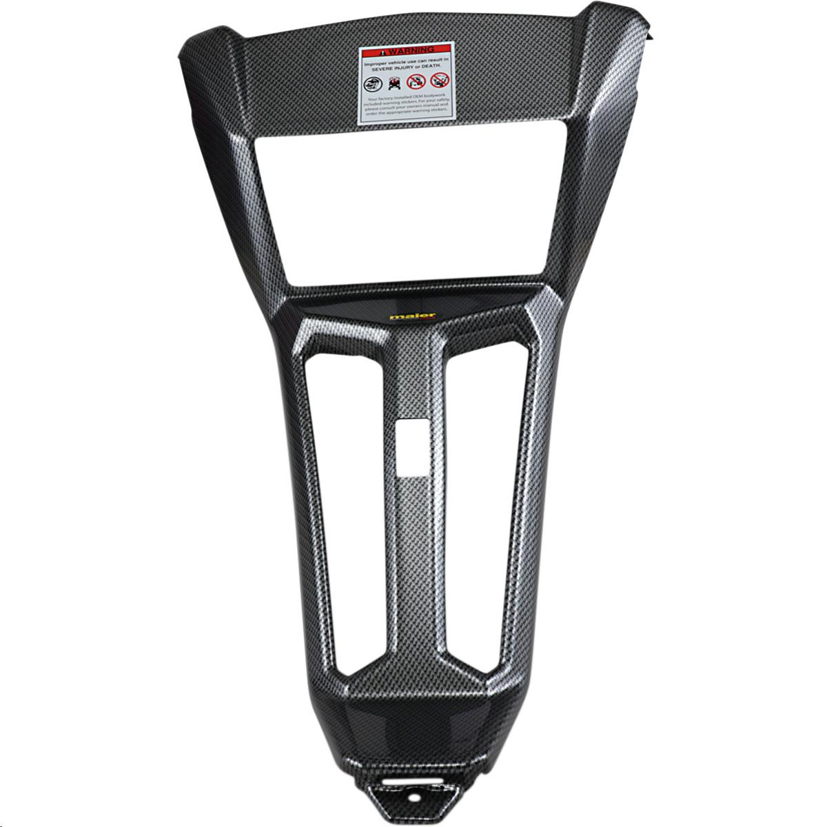 Front Console - Black Carbon Fiber-Look