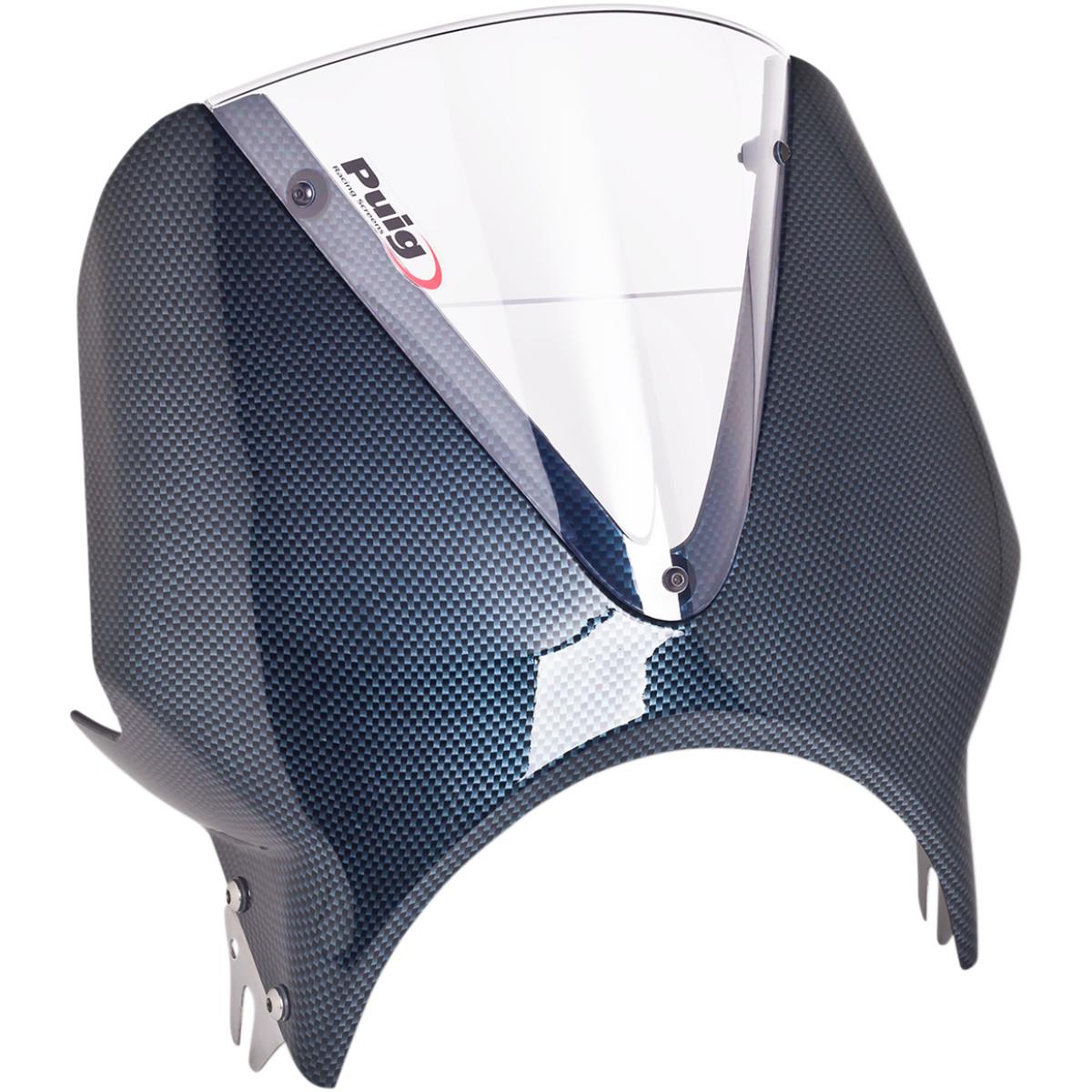 Vision Windscreen - Carbon Look Fairing - Clear