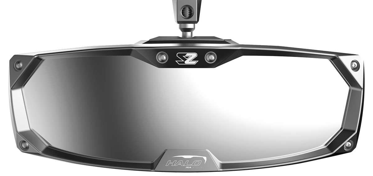 Halo-RA Rear View Mirror with Aluminum Bezels