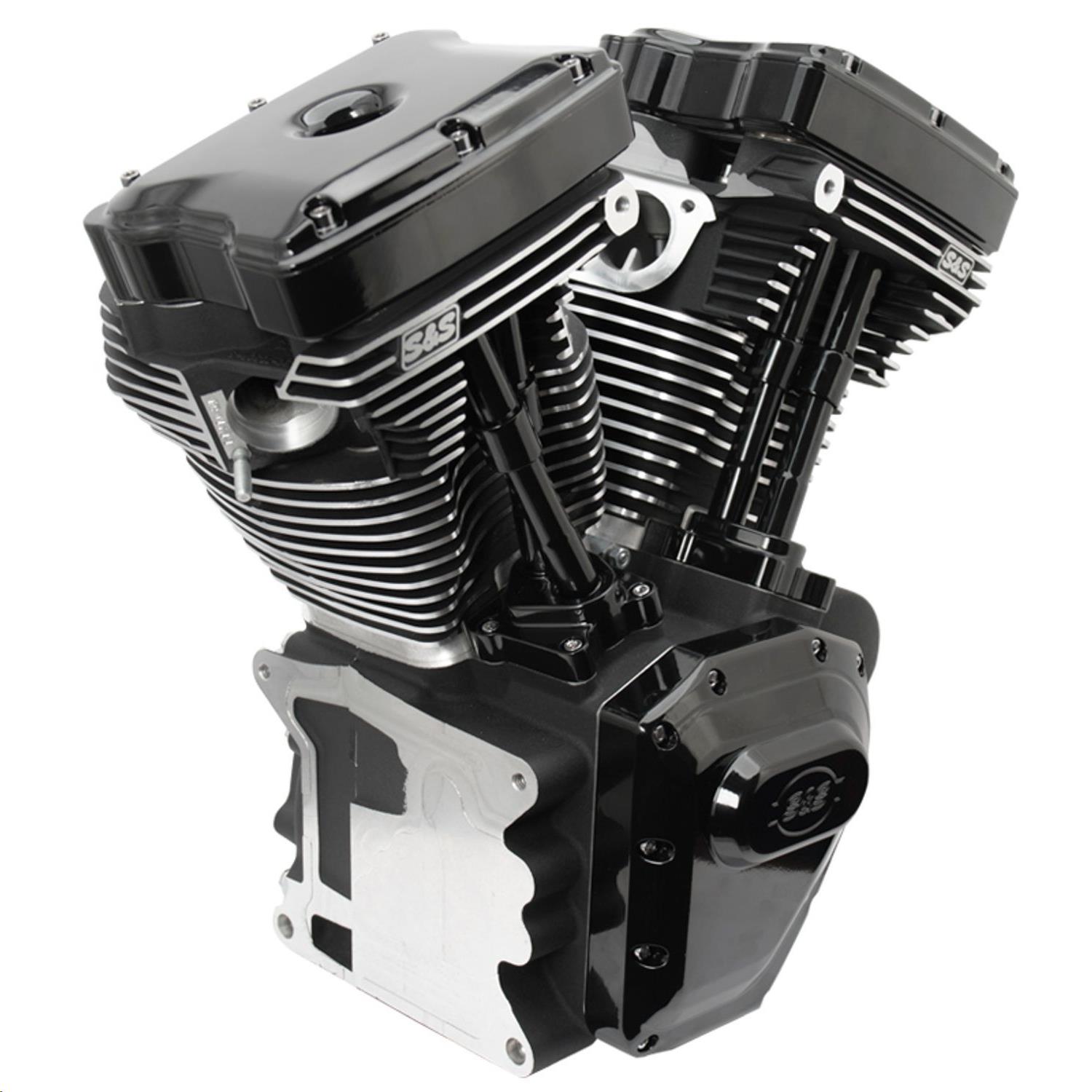 T124LC Series Long Block Engine - Black