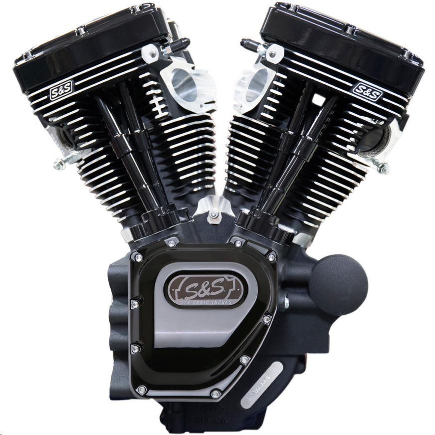 T124LC Series Long Block Engine - Black
