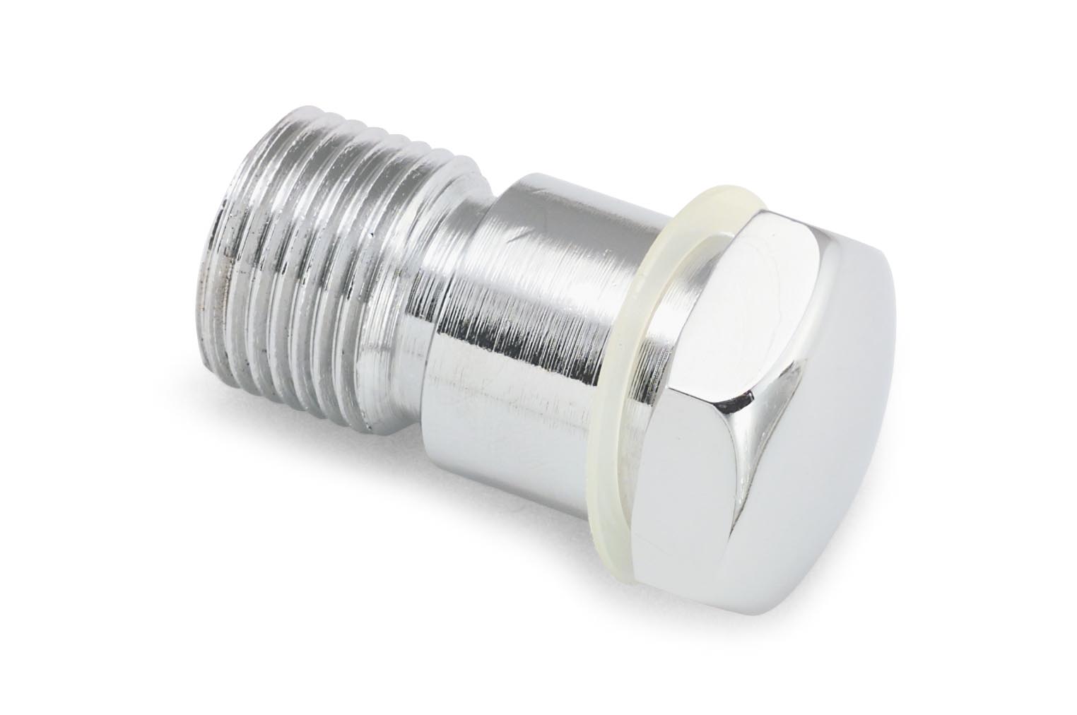 Tachometer Drive Hole Plug - Chrome