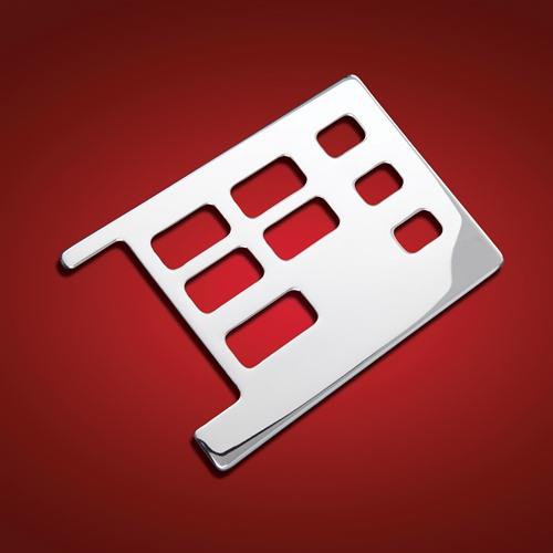 Radio Panel Accent-Chrome