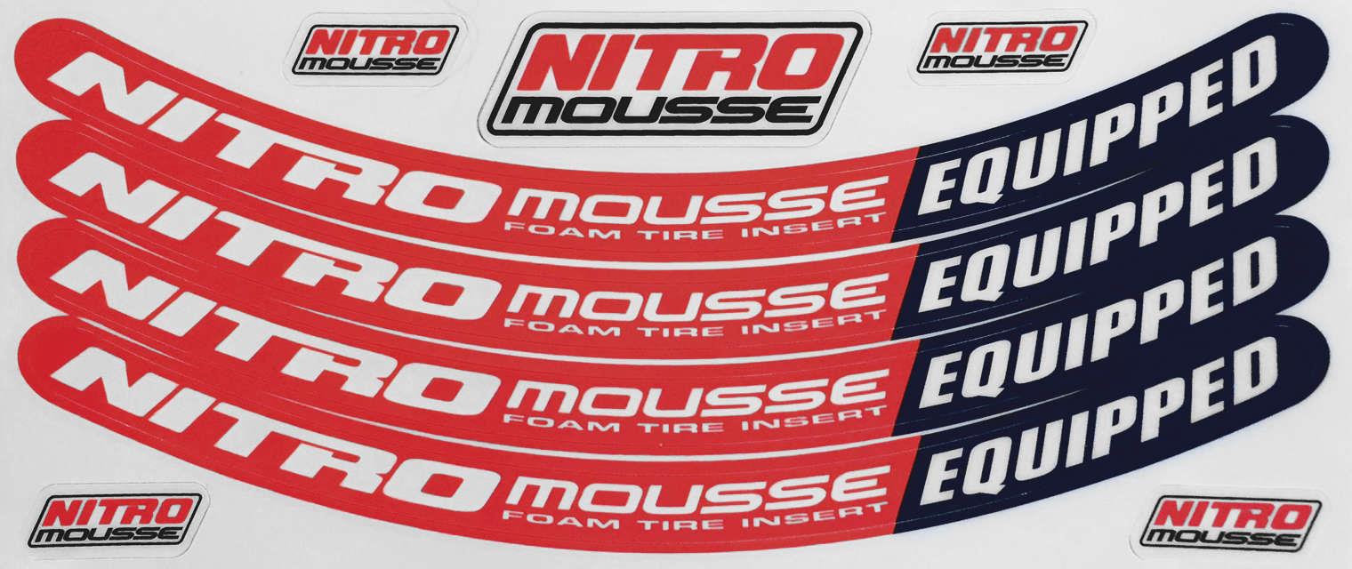 NitroMousse Dayglo Sticker Kit