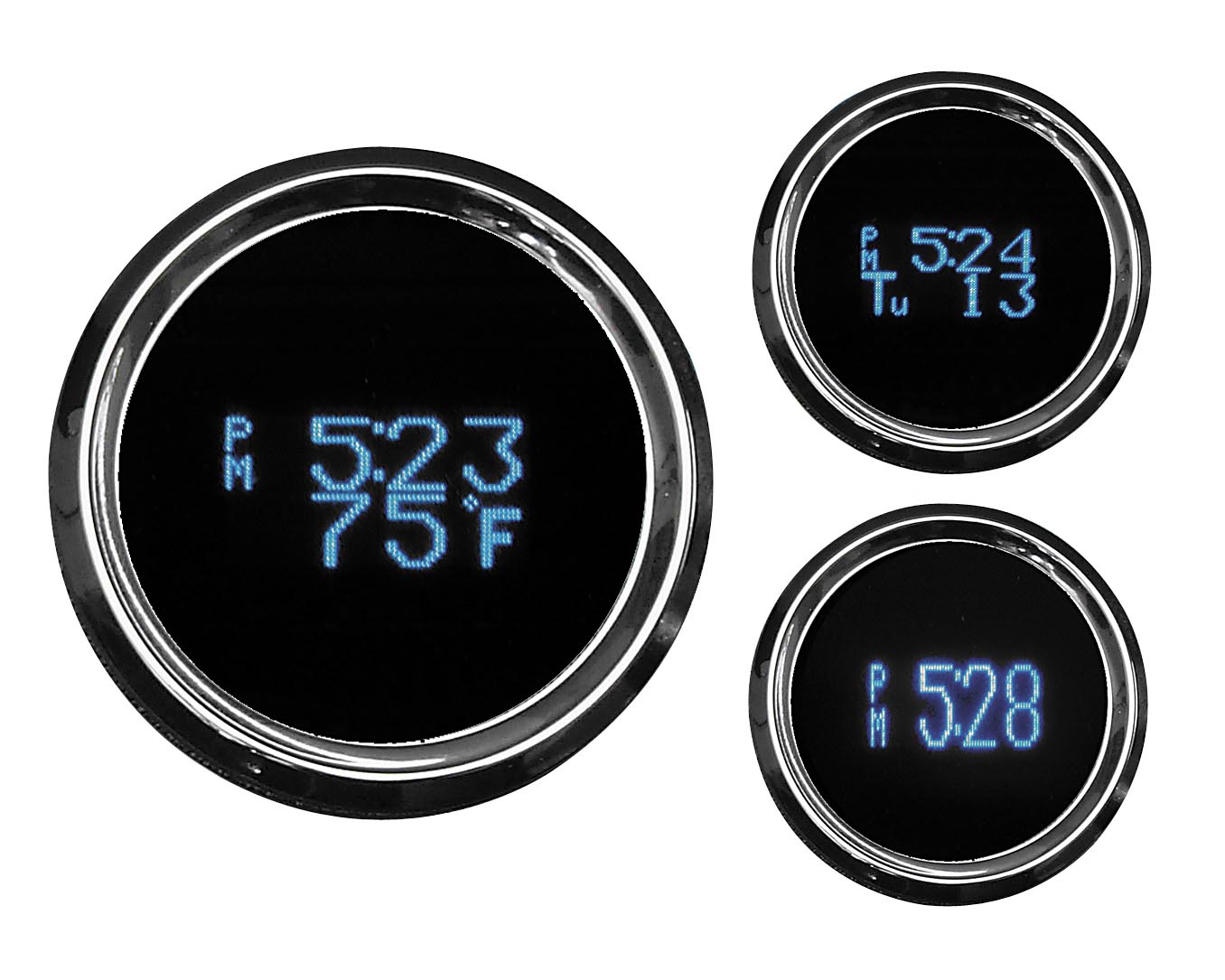 Clock with Time, Date and Temperature