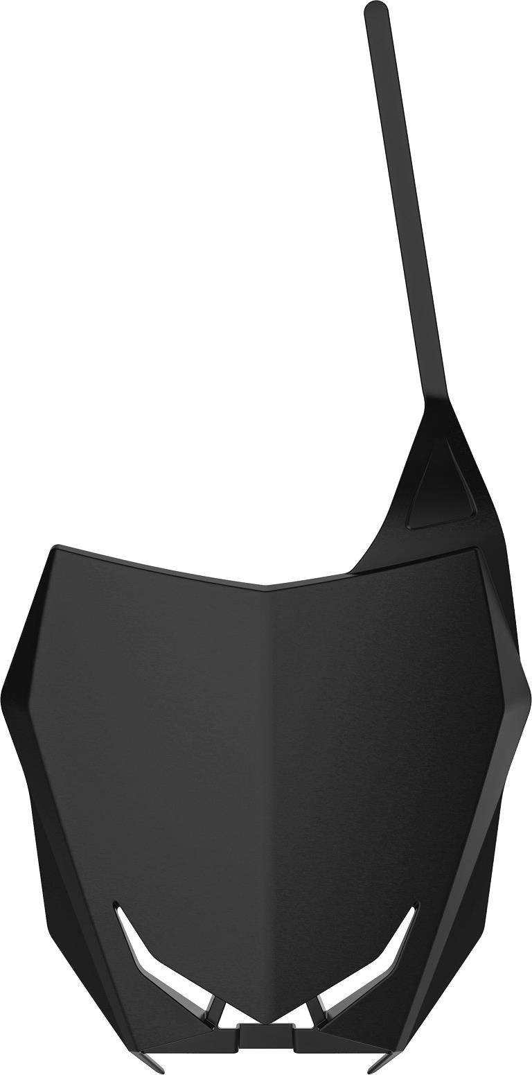 Front Number Plate - Black