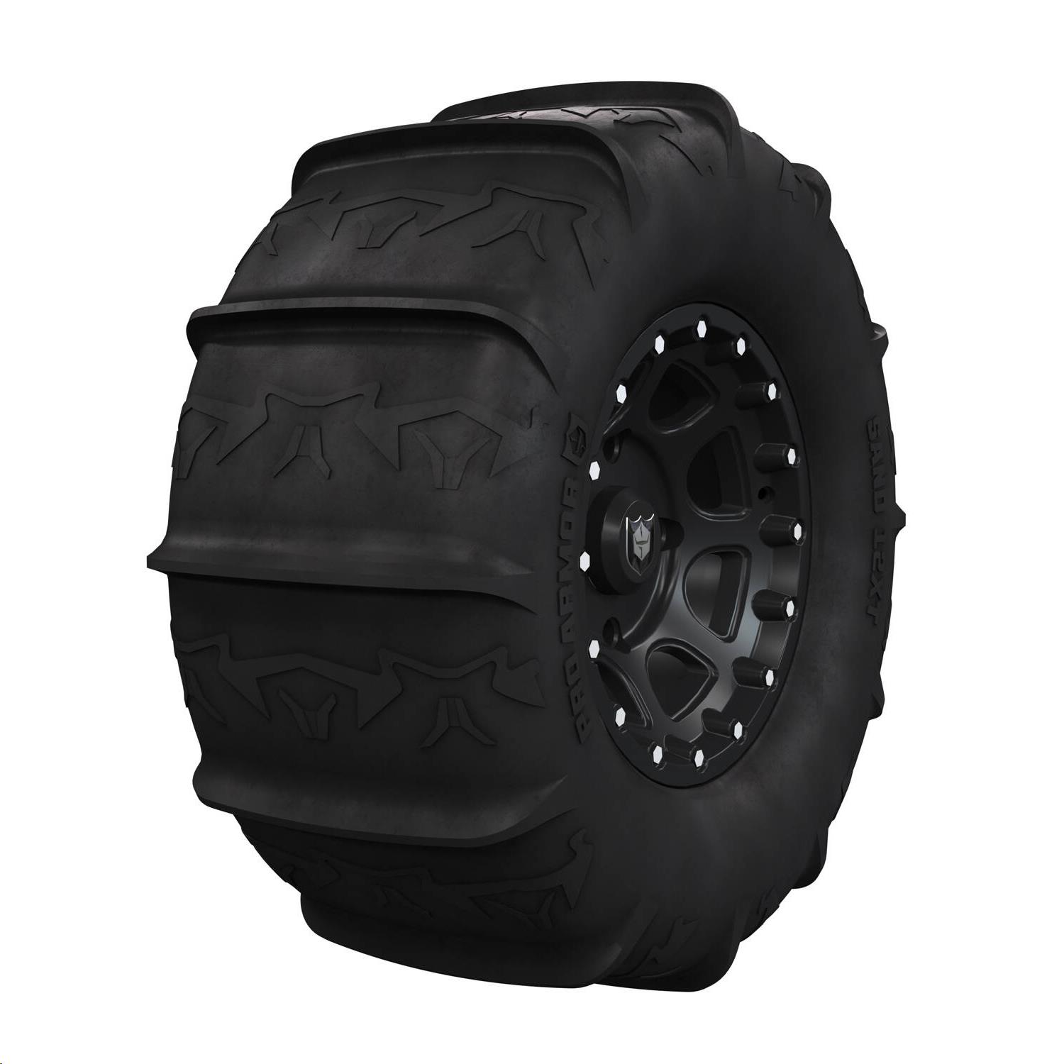 Pro Armor Shackle, Sand 12XT Wheel and Tire Set - 30x14 - Matte Black