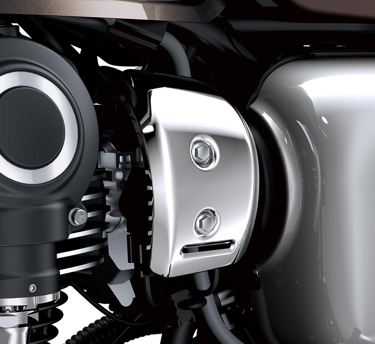 Throttle Body Cover - Left Side - Chrome