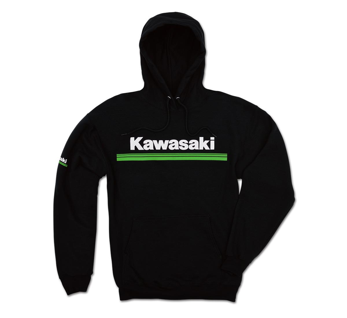 3 Green Lines Hooded Sweatshirt