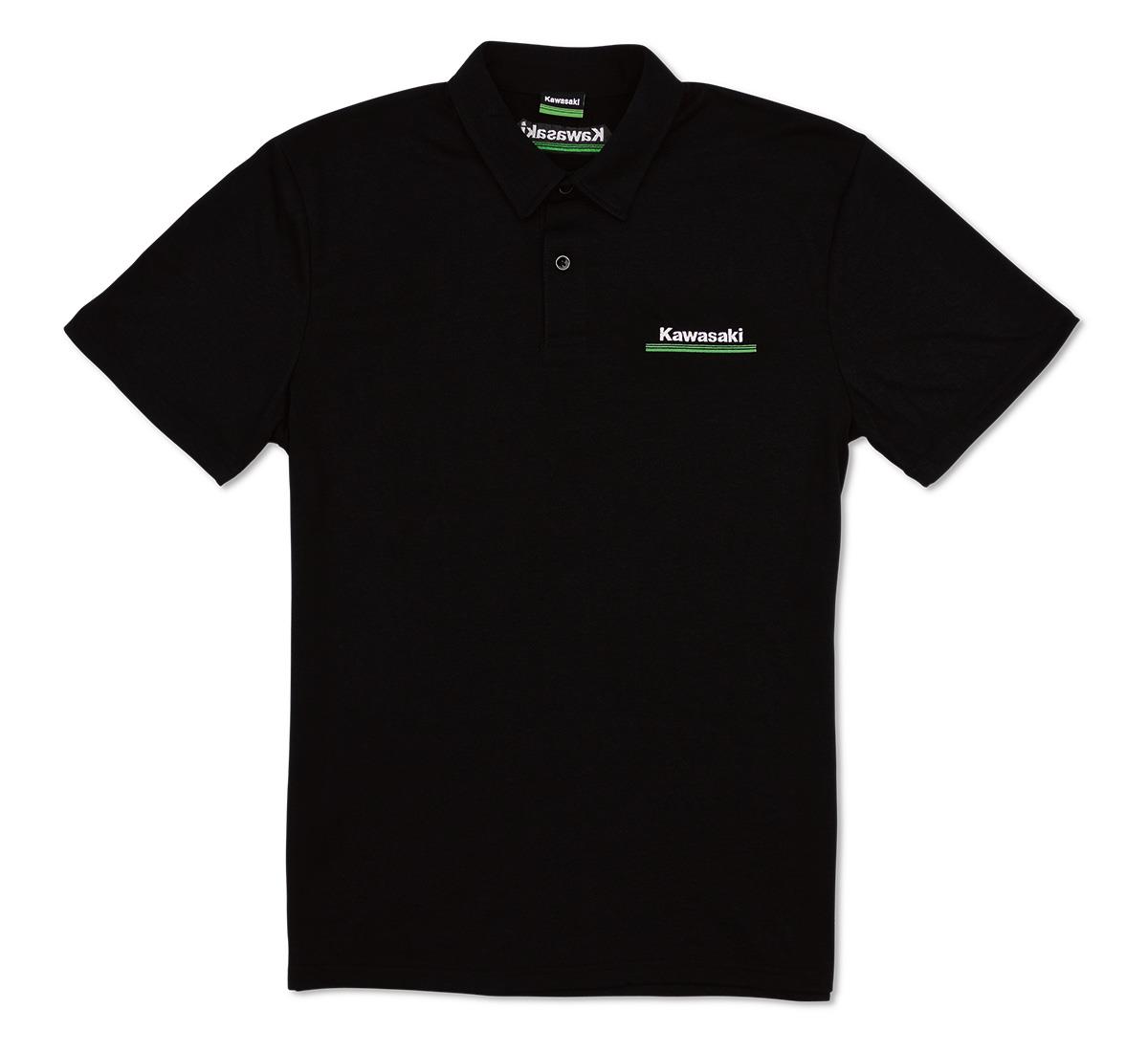 3 Green Lines Technical Polo