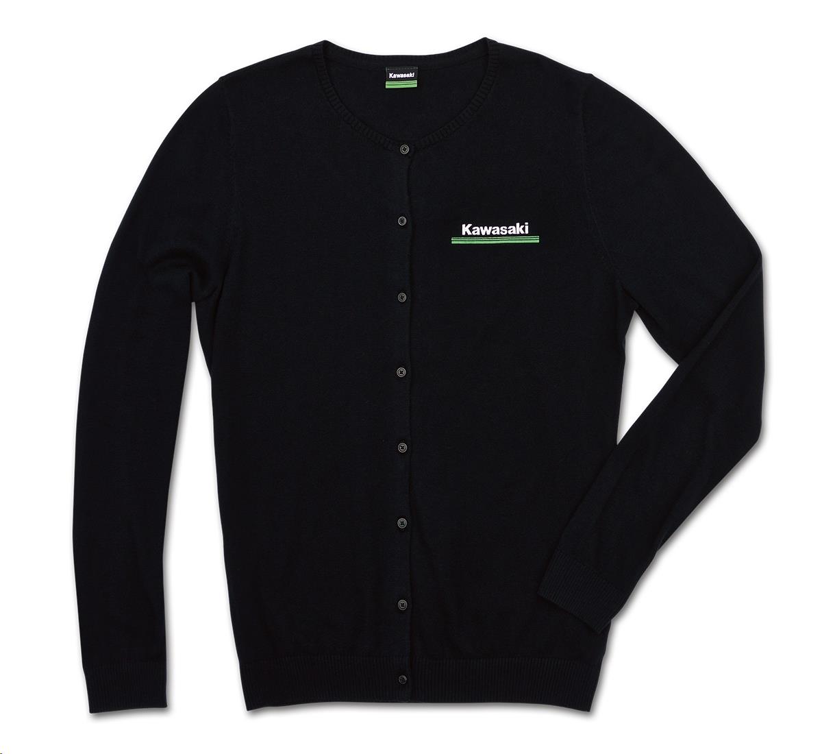 3 Green Lines Cardigan Sweater