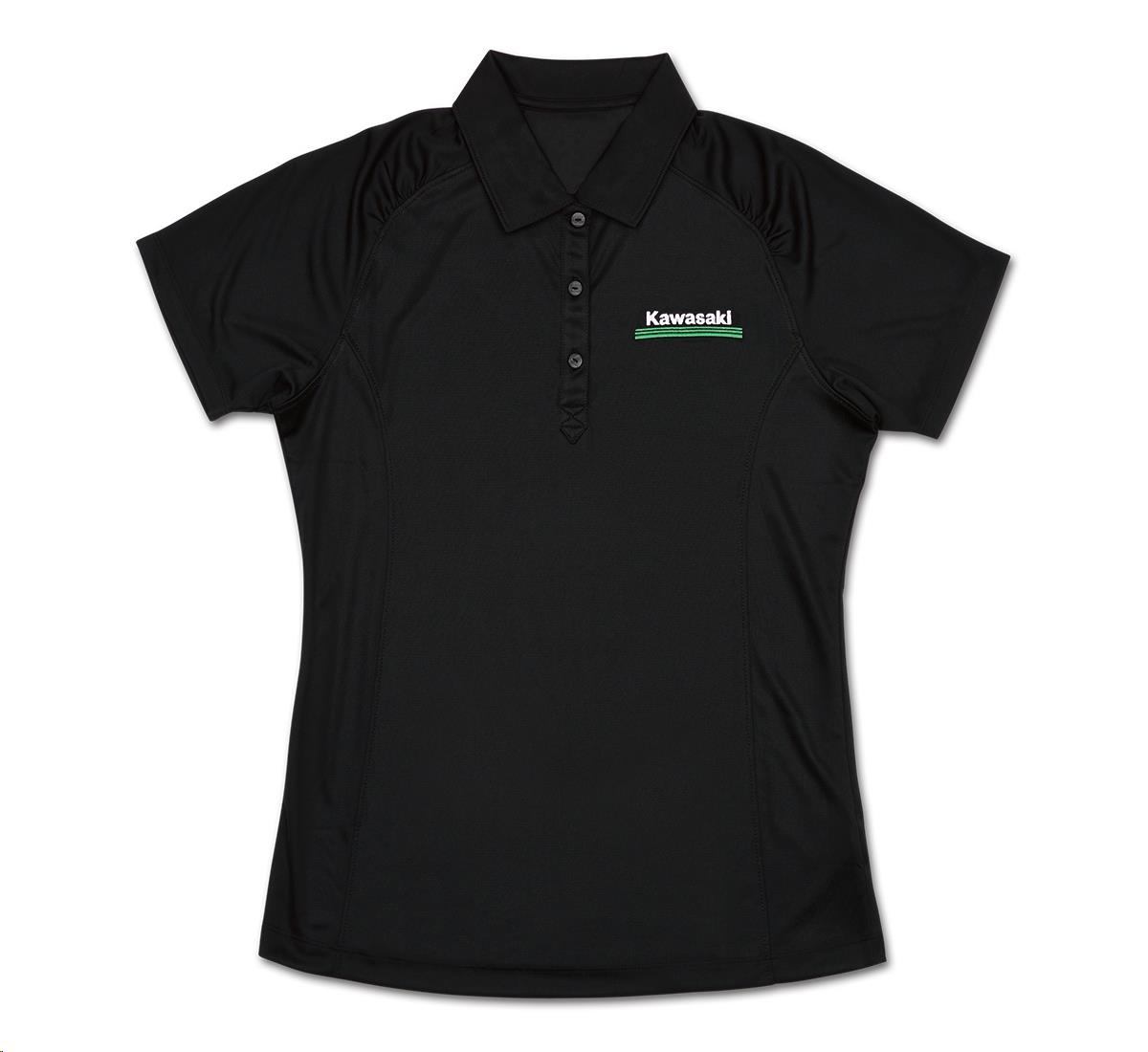 3 Green Lines Drytec Womens Polo