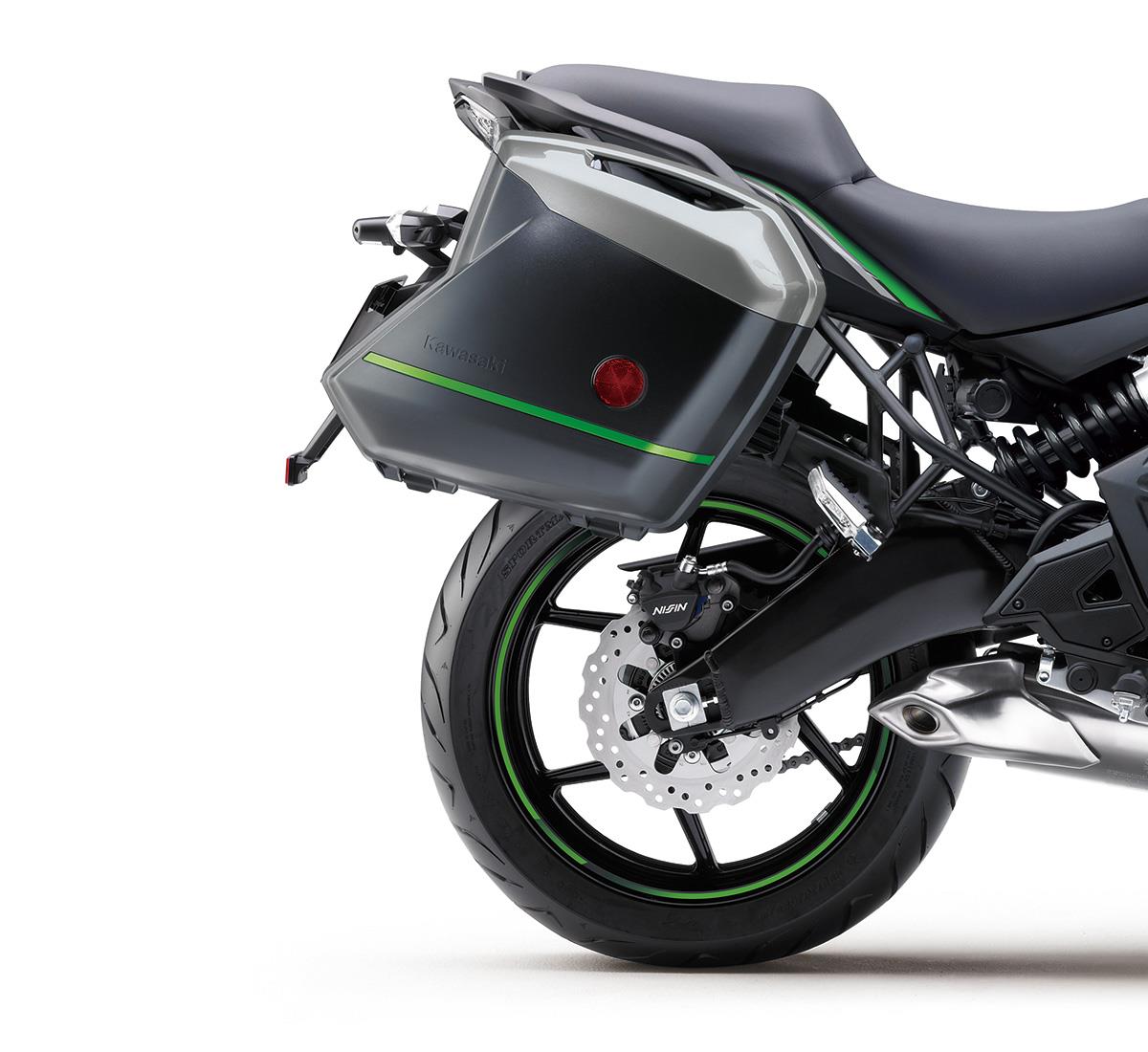 Liter Hard Saddlebag Set - Metallic Moondust Gray