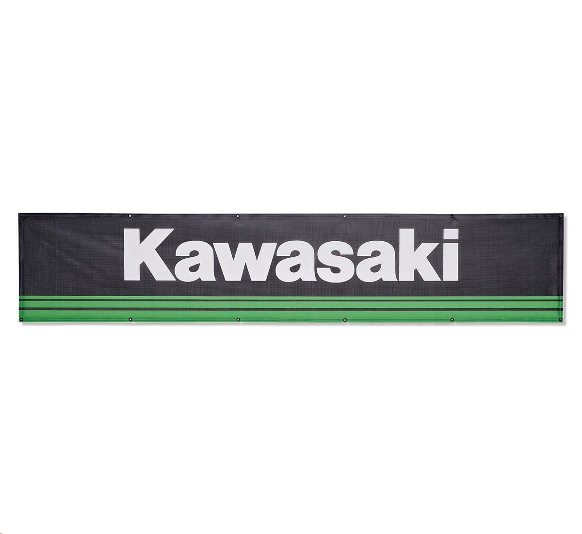 3 Green Lines Mesh Banner - 10ft. X 2ft.