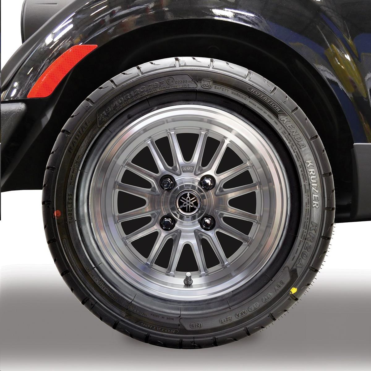 16-Spoke V-Series Radial Alloy Wheel - 12in. - Bronze