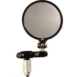Folding Bar End Mirror - Franco - Universal - Black