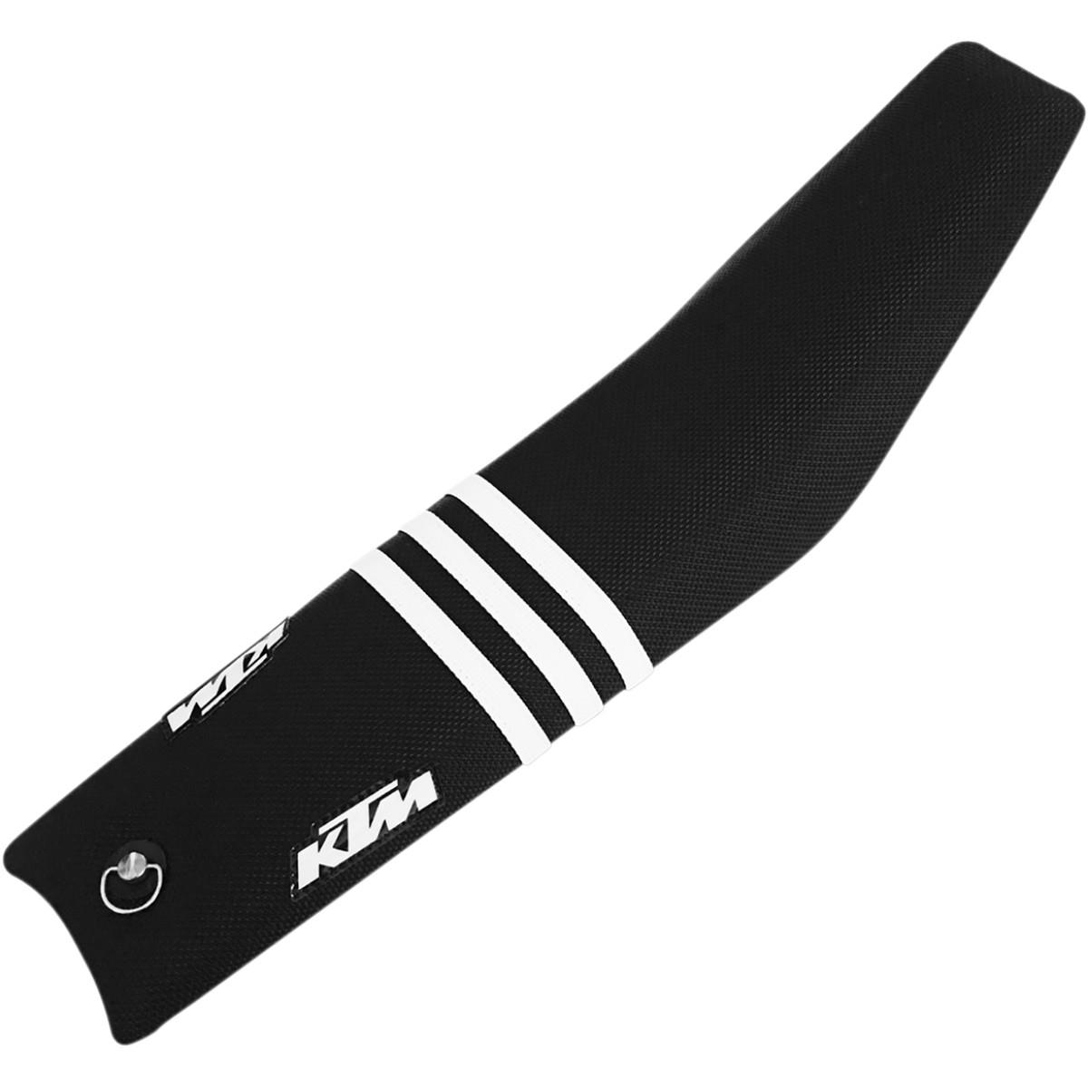 Factory-Issue Grip Seat Cover - Black/Three White Ribs