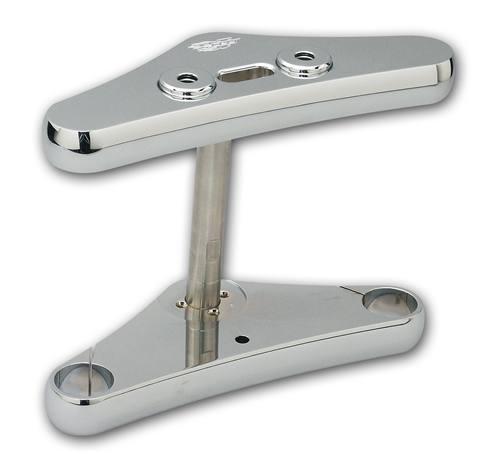 Mulleniun Triple Tree - Smooth, 5deg. Rake - Chrome