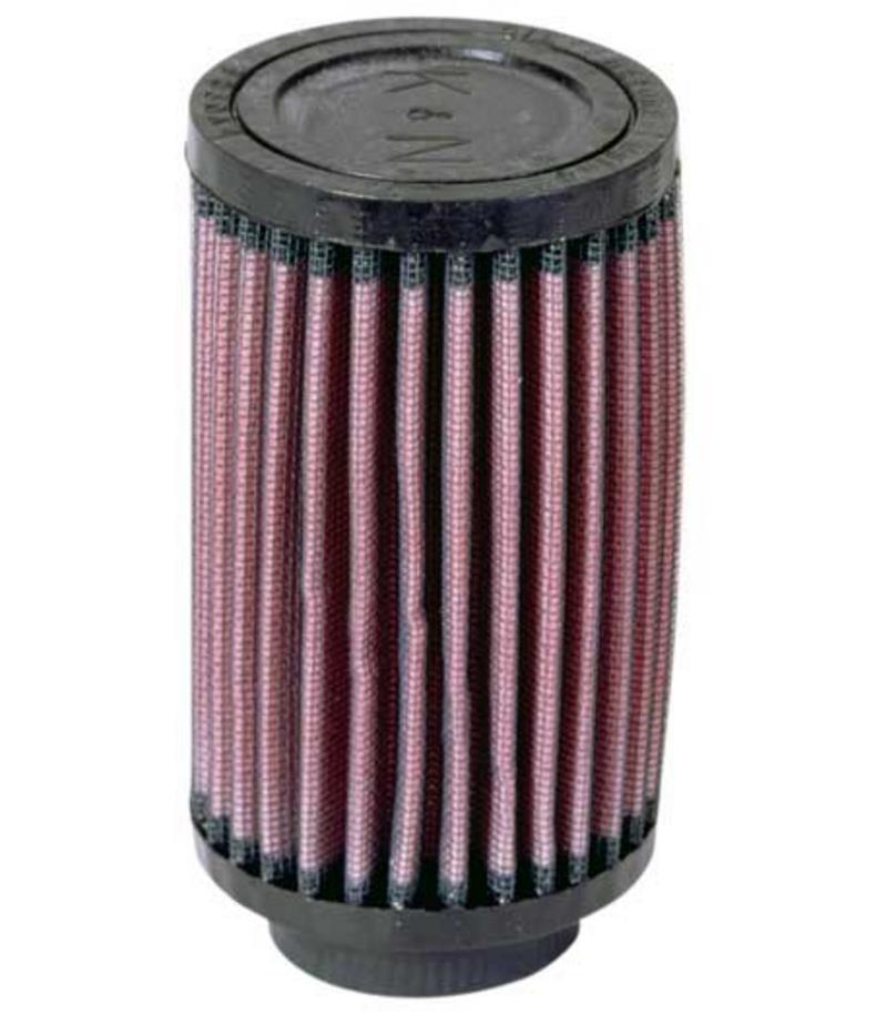 Universal Round Straight Air Filter - Rubber End Cap