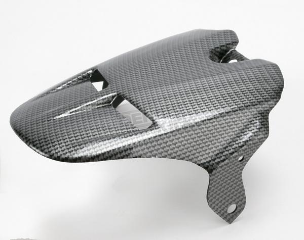 Rear Hugger - Gloss Carbon Fiber Look Black
