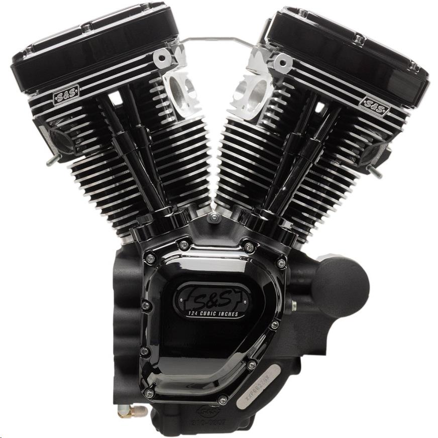 T124HC Series Long Block Engine - Black