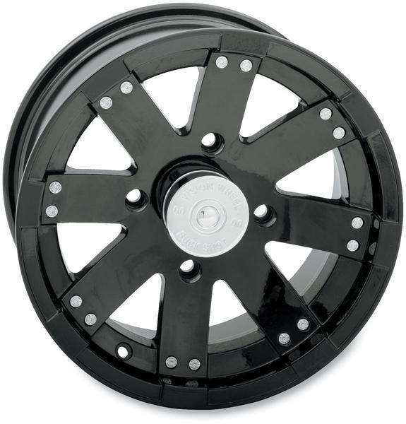 Type 158 Buck Shot Wheel - 12x8 - 4+4 Offset - 4/156 - Black