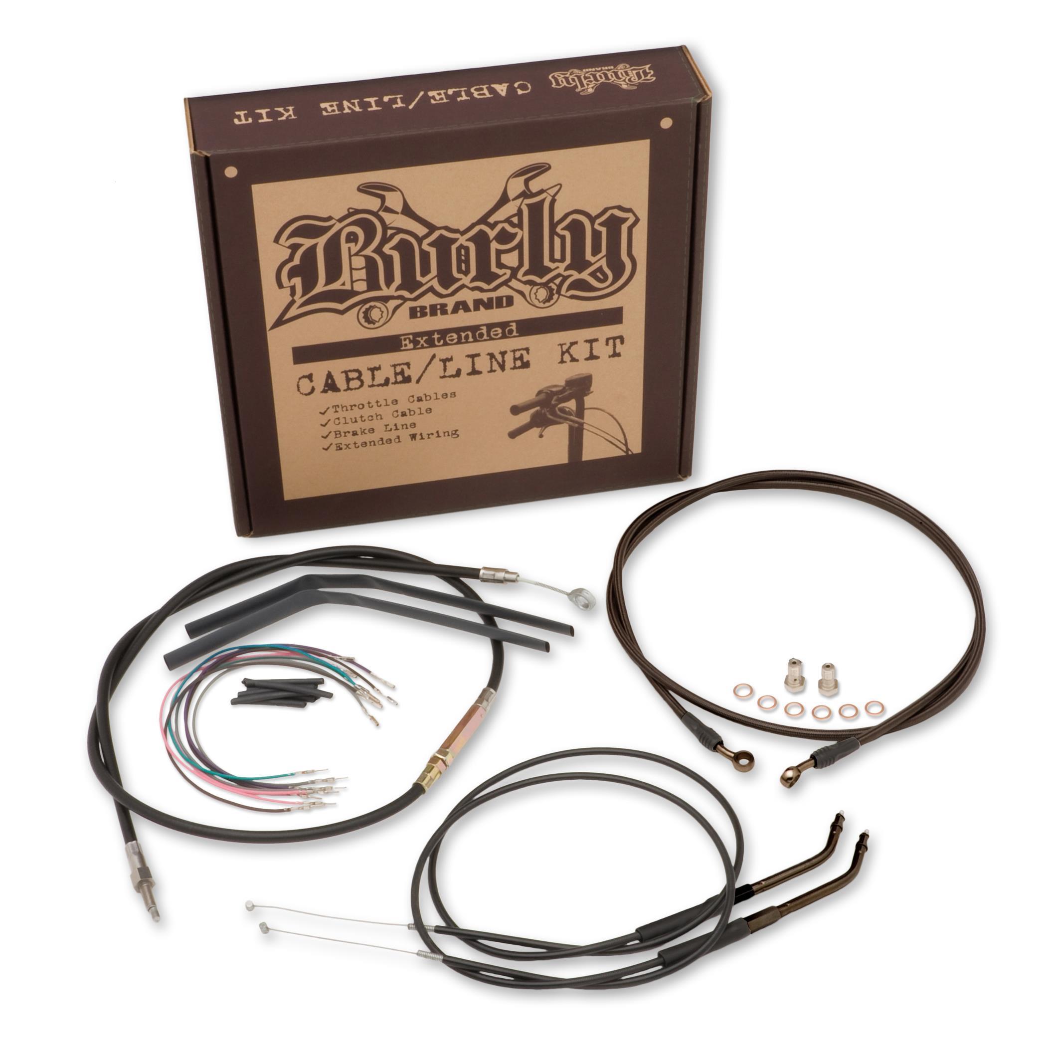 Extended Cable/Brake Line Kit for 14in. Ape Handlebars