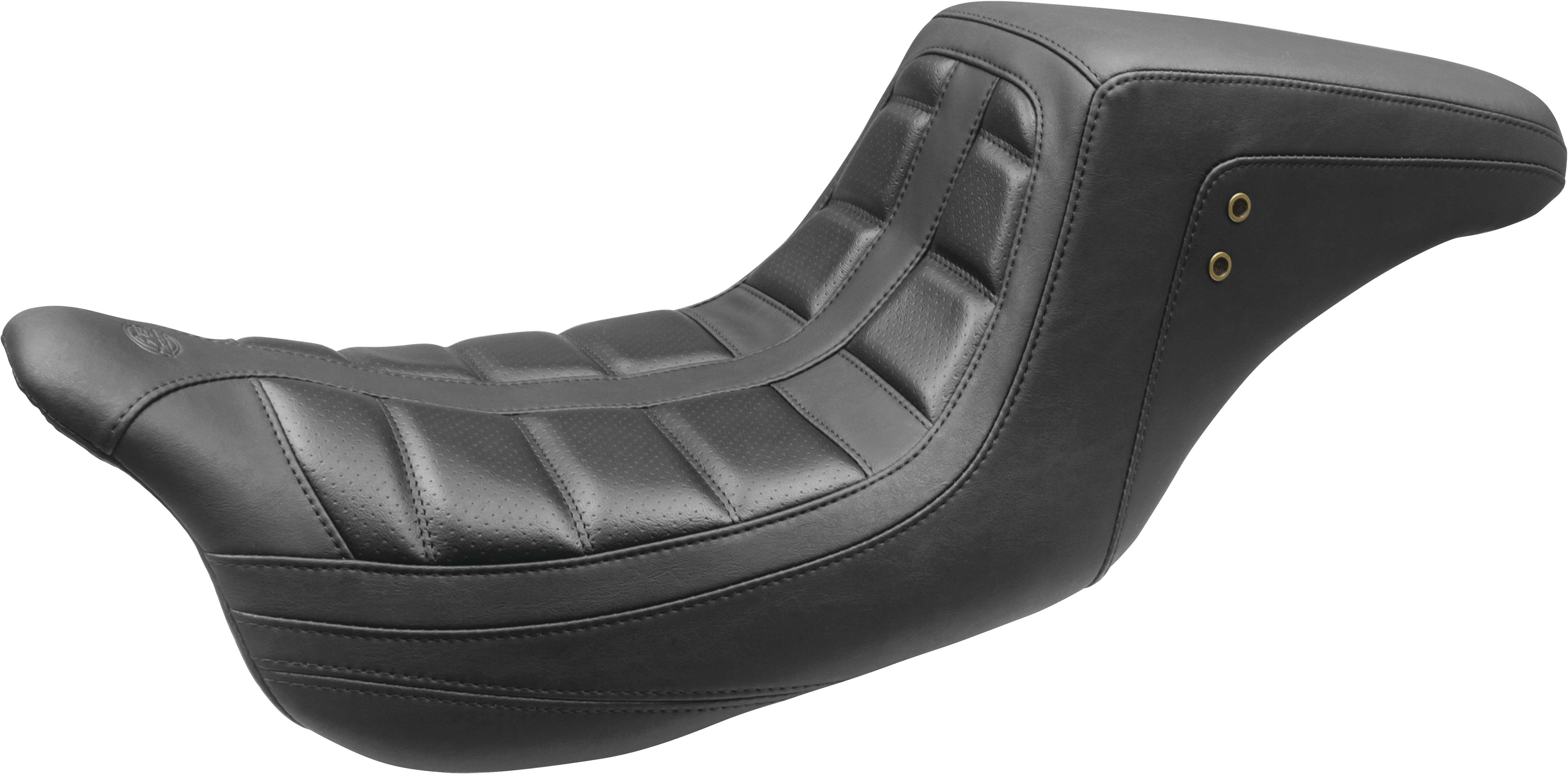 Squareback One-Piece Seat - Smooth - Black