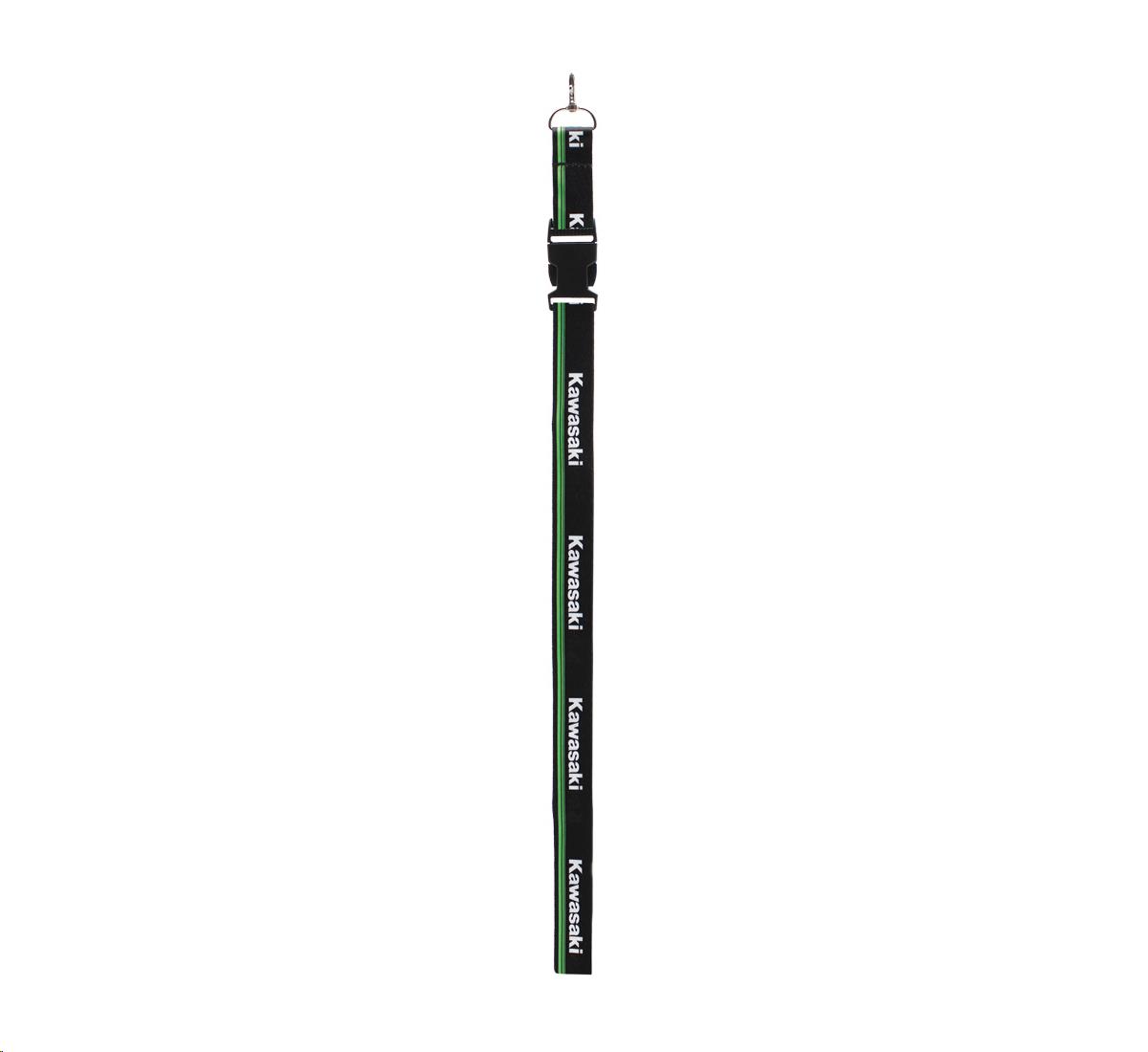 Kawasaki 3 Green Lines Lanyard