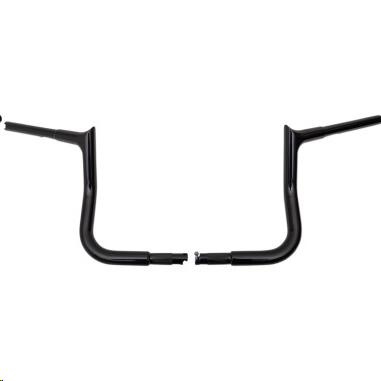 1-1/4in. EZ Install Pointed Top Handlebars - Gloss Black