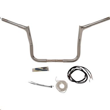 1-1/4in. EZ Install Handlebar Kit with Pointed Top Handlebars - Chrome